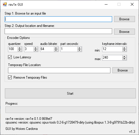 rav1e GUI v1.3