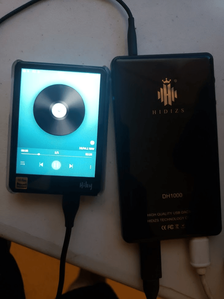 Hiby R3 with Hidizs DH1000 DLNA