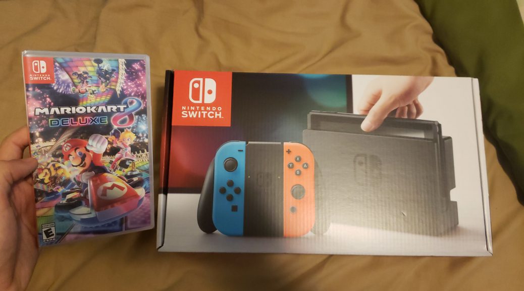 I got the Nintendo Switch Plus Mario Kart 8 Deluxe Mois s Cardona