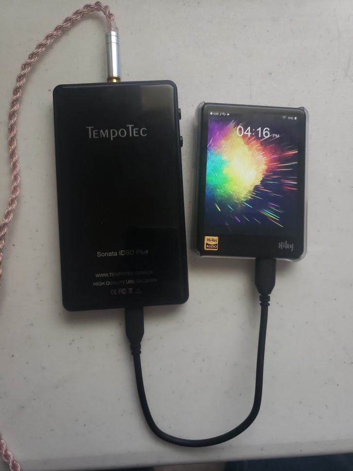 Tempotec Sonata iDSD Plus with the Hiby R3