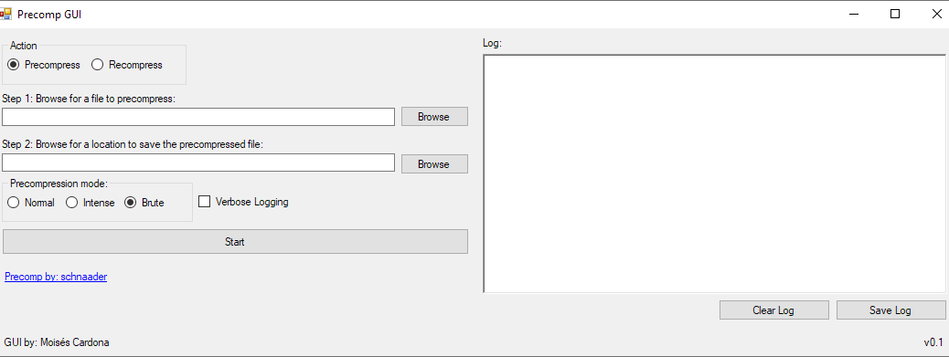 Precomp GUI v0.1