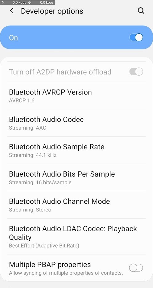 TRN BT20 AAC codec