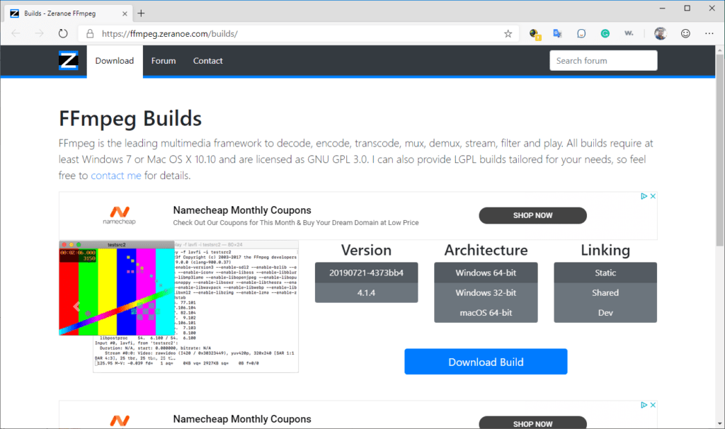 Ffmpeg Gui