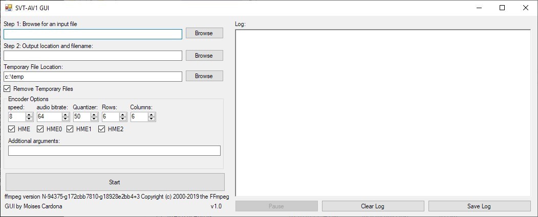 SVT-AV1 GUI v1.0 released! - Moisés Cardona
