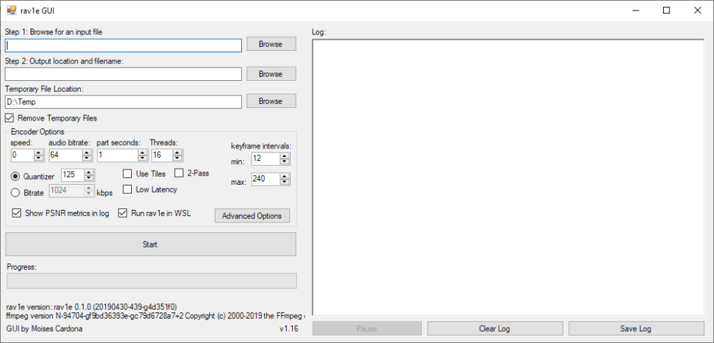 rav1e GUI v1.16