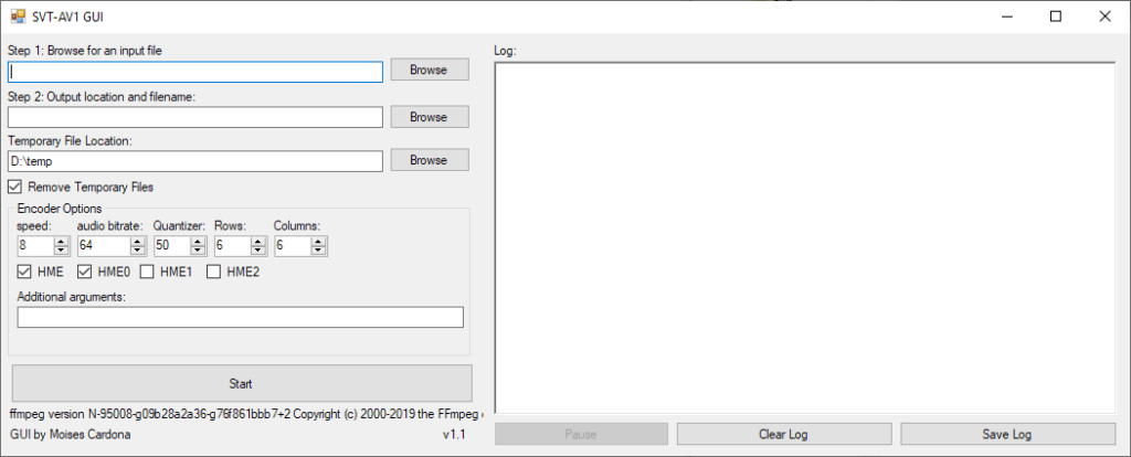SVT-AV1 GUI v1.1