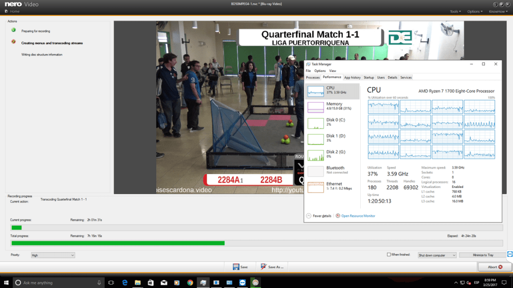 4 - Nero Video 2017 with Task Manager