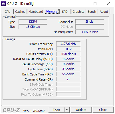 AMD Ryzen 7 1700 3.6Ghz CPU-Z CPU Information 3