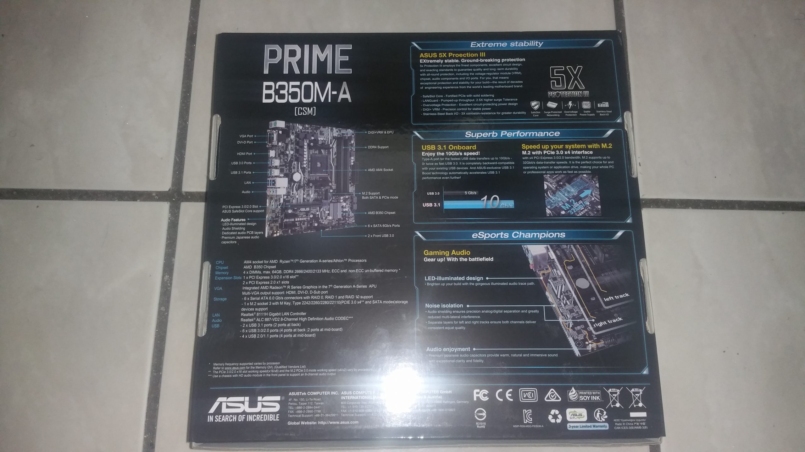 ASUS Prime B350M-A 3