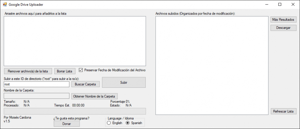 Google Drive Upload Tool v1.5