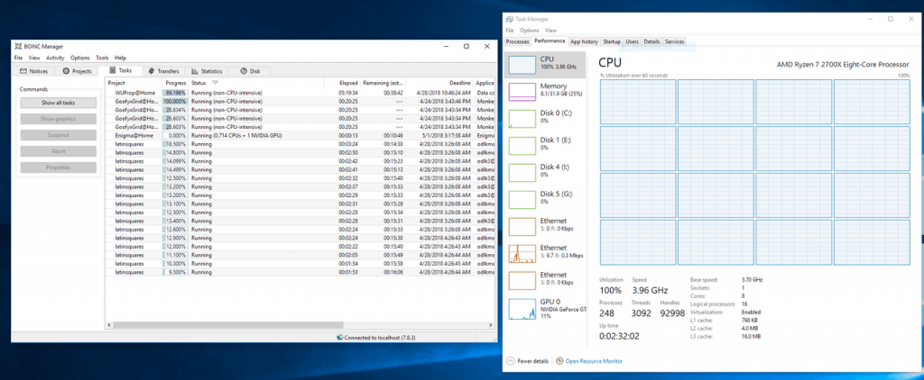 AMD Ryzen 7 2700X - 10