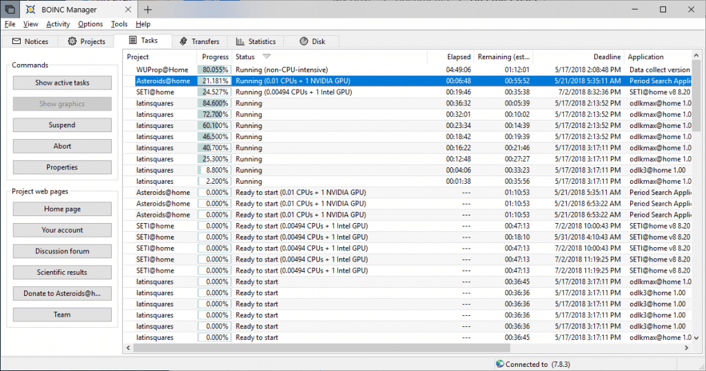 boinc projects that use gpu