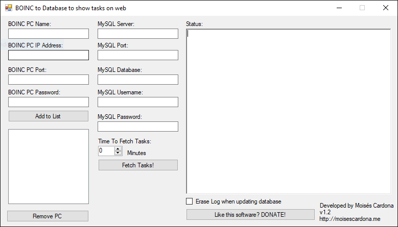 boinc manager failed to add project