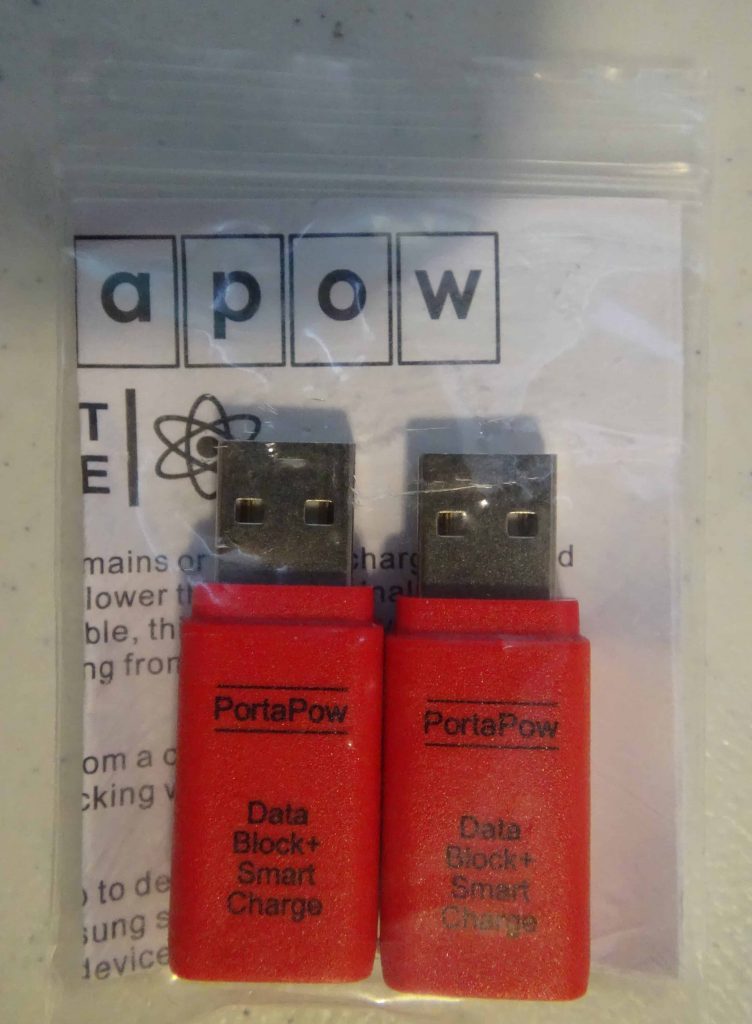PortaPow Data Blocker USB Adapter with Smart Charge - 1