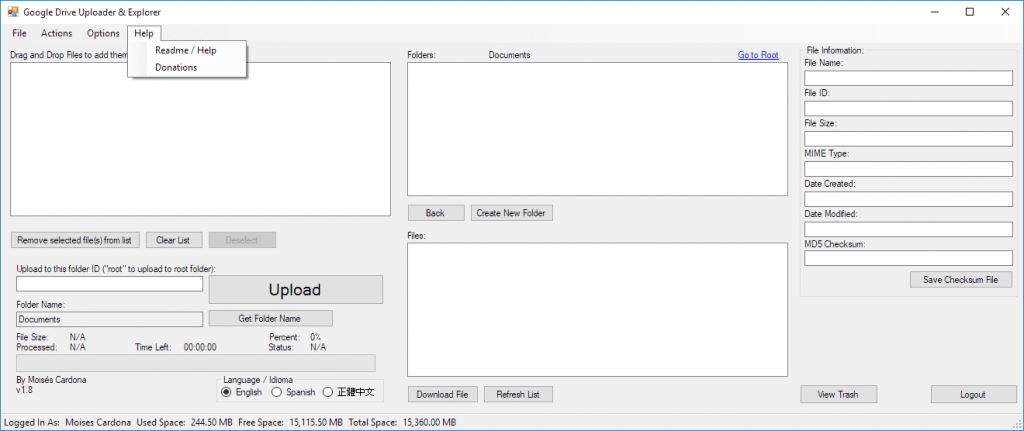Google Drive Upload Tool v1.8 - 5