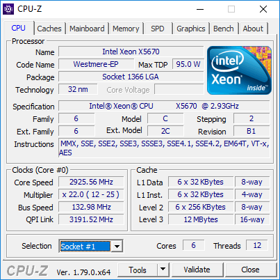 Intel Xeon X5670 - 26