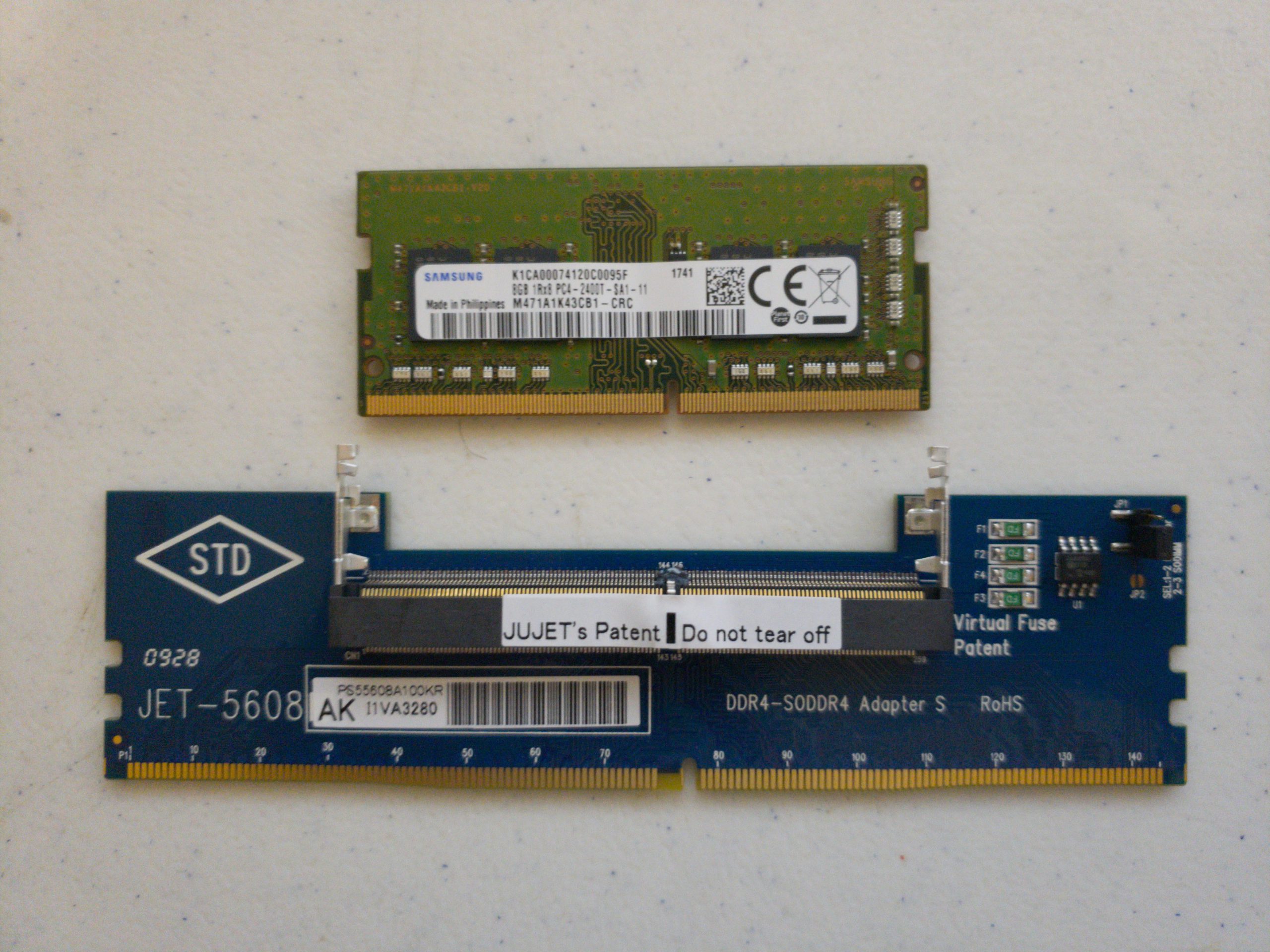JET-5608AK DDR4 SODIMM to DIMM Adapter – 5 – Moisés Cardona