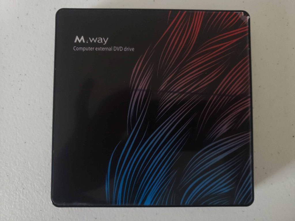 M Way External DVD Drive - Colorful Flame Pattern - 9