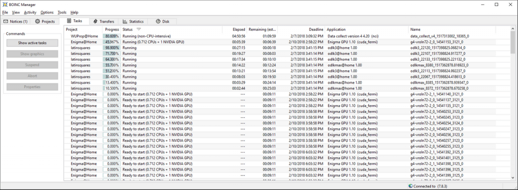 OLDK1 100K Credits BOINC Tasks