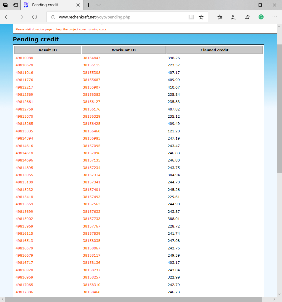 Participating in the yoyo@home BOINC challenge 7