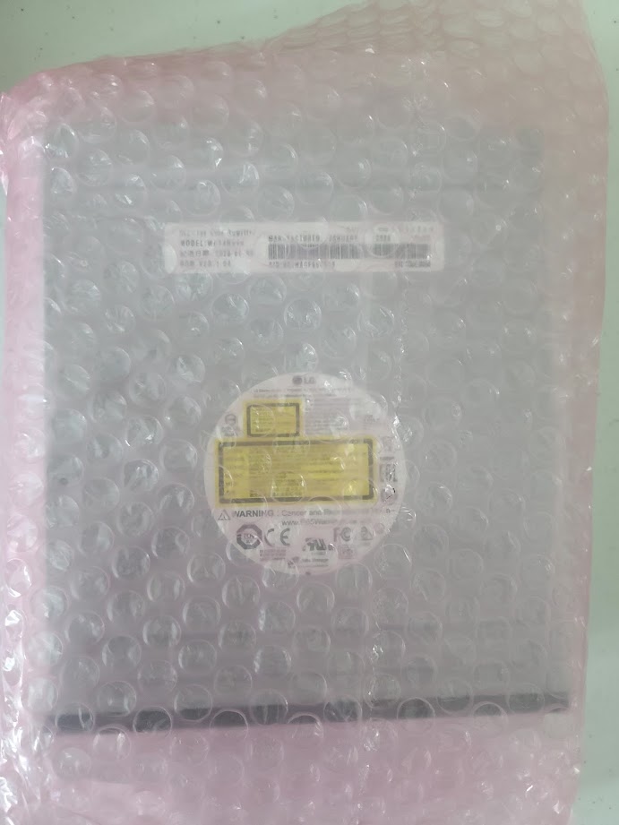 LG 14X Blu-Ray Writer WH14NS40 Drive in bubble wrap