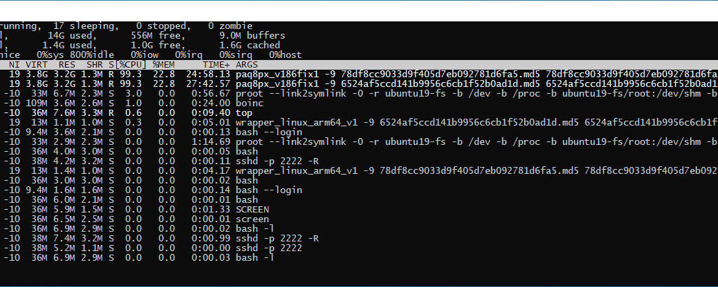 paq8px_v186fix1 running on ARM