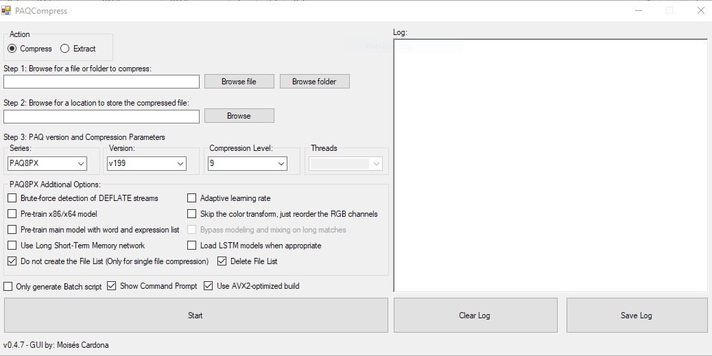 PAQCompress v0.4.7