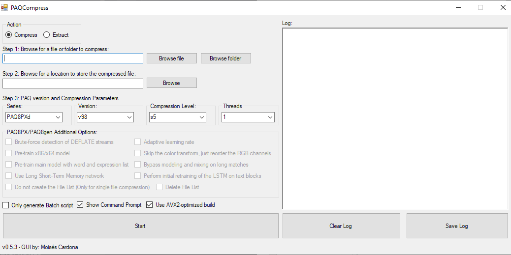 PAQCompress v0.5.3