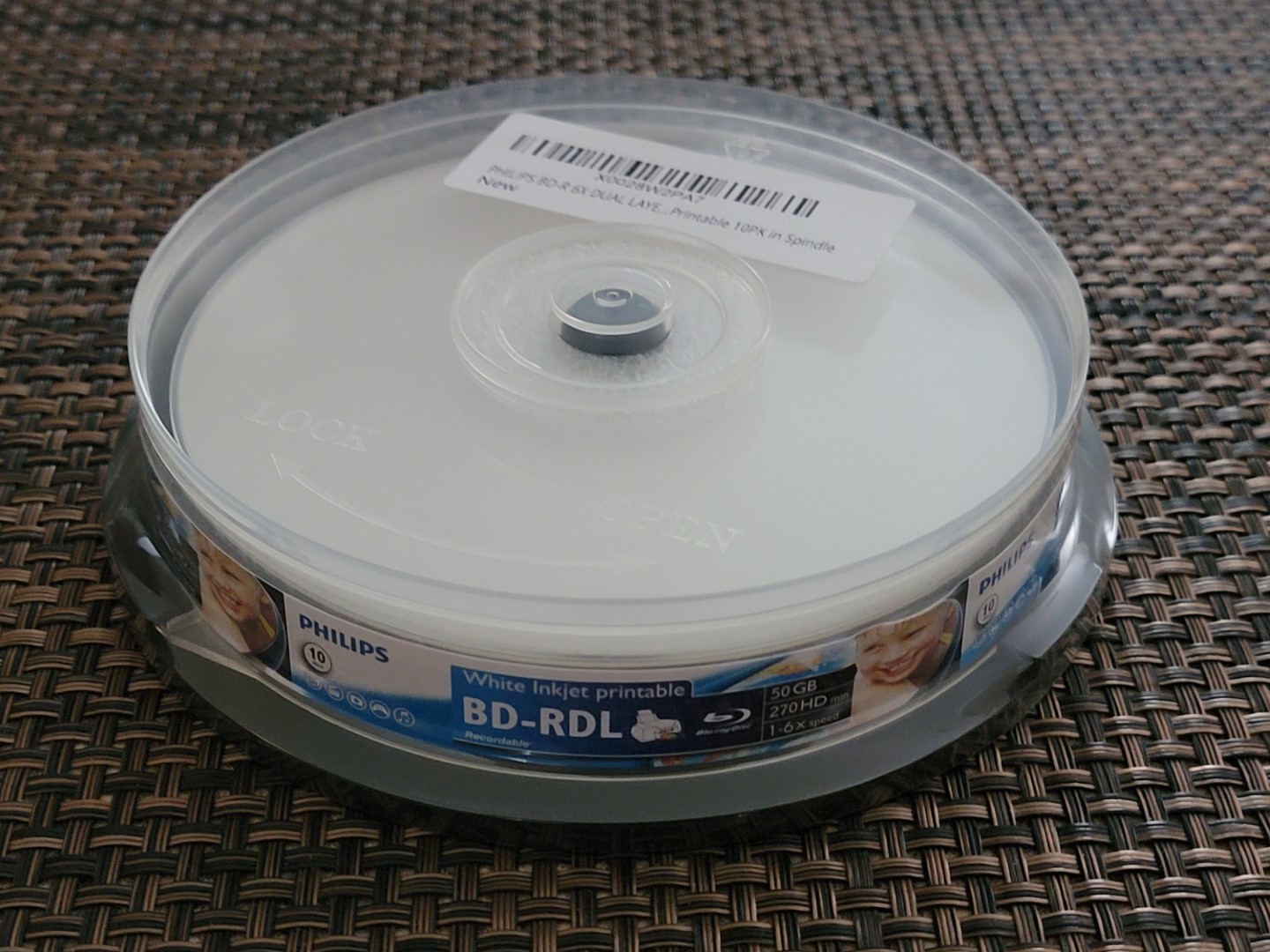 - Leere Blu-Ray Discs e BD-R, 25 GB, 120 mm, Polycarbonat, 135 min, 4X Philips BD-R25 25GB 6Stück 