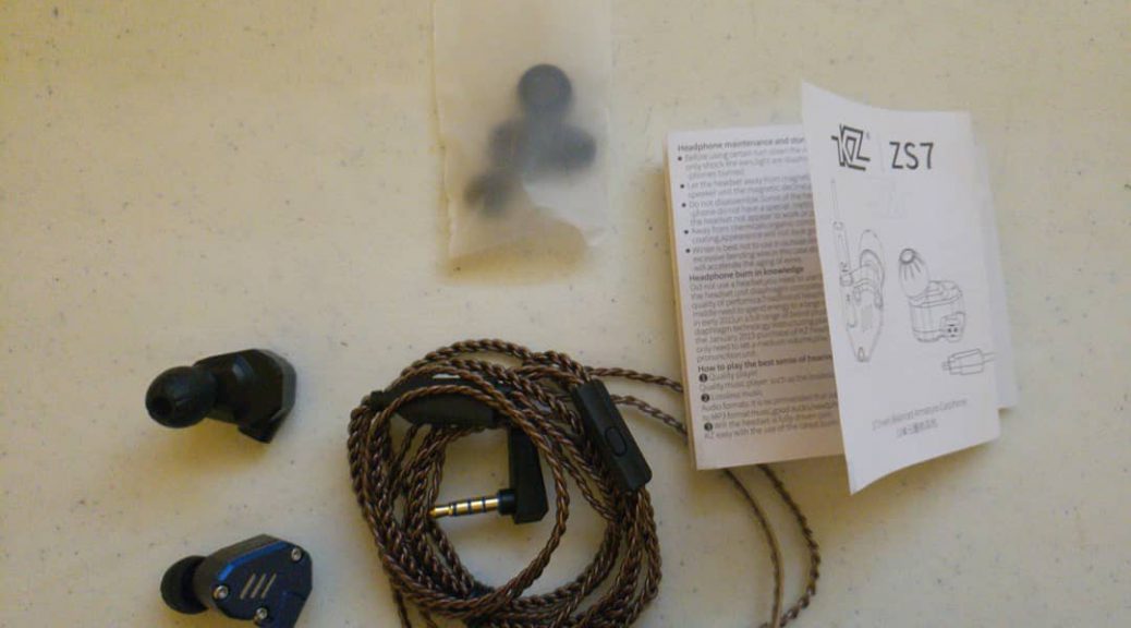 The KZ ZS7 first impressions 1