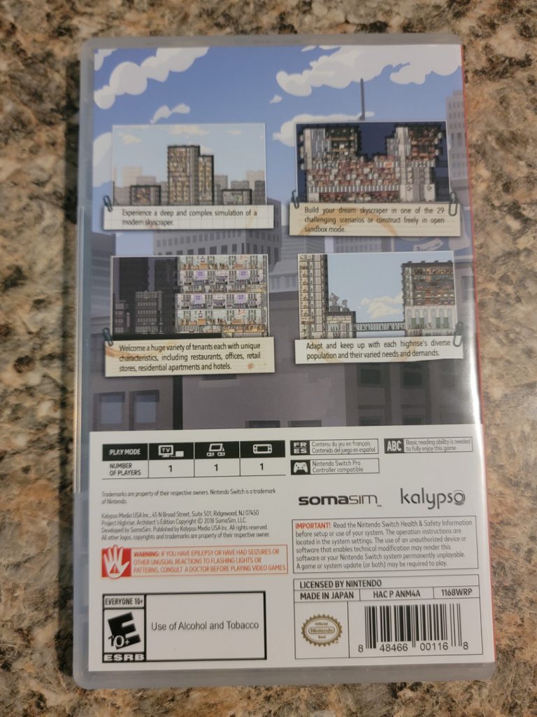 Project Highrise Architect's Edition Nintendo Switch 2