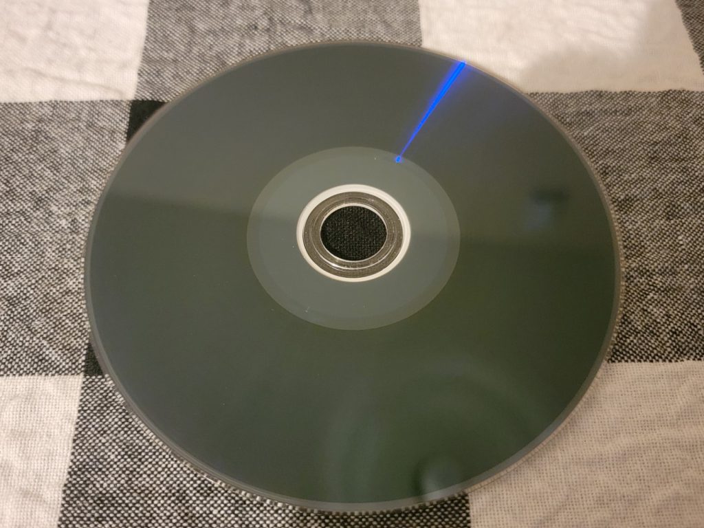 ValueDisc 25GB BD-R Burned Surface on Panasonic UJ-260