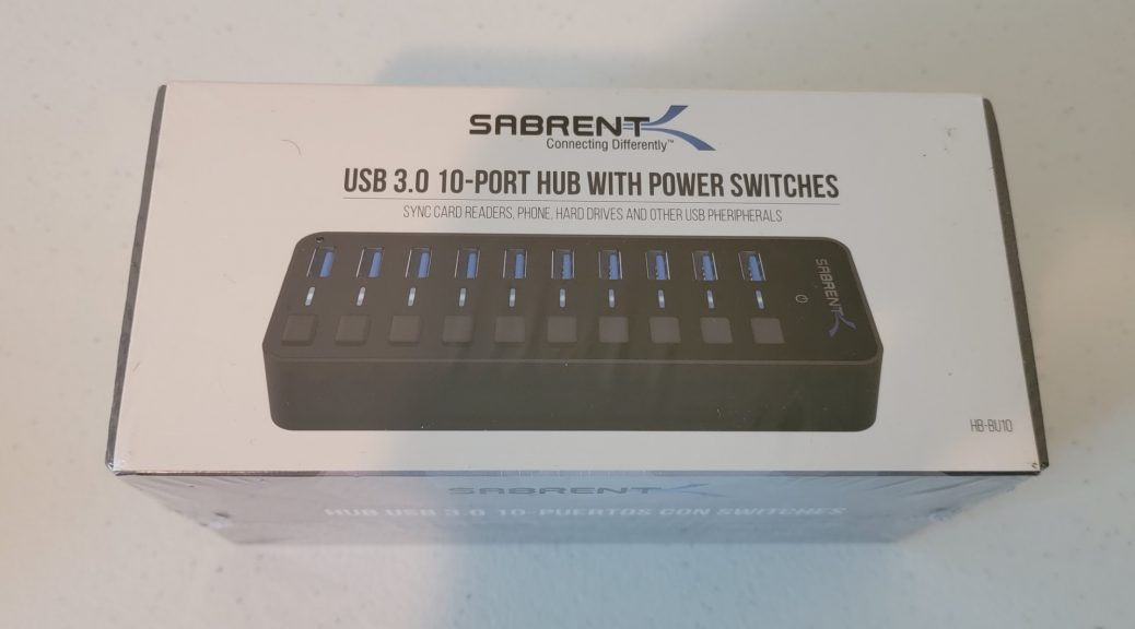 Sabrent 10-Port USB 3.0 Hub 1