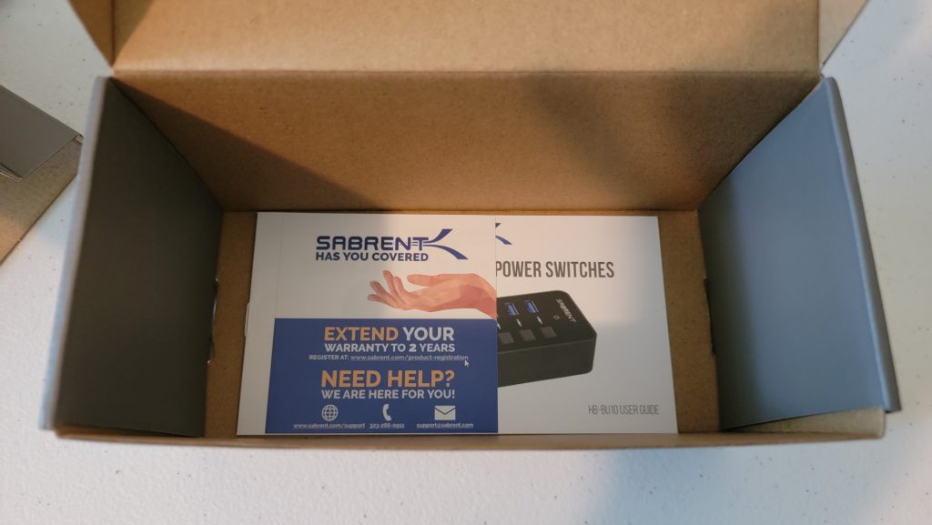 Sabrent 10-Port USB 3.0 Hub 7