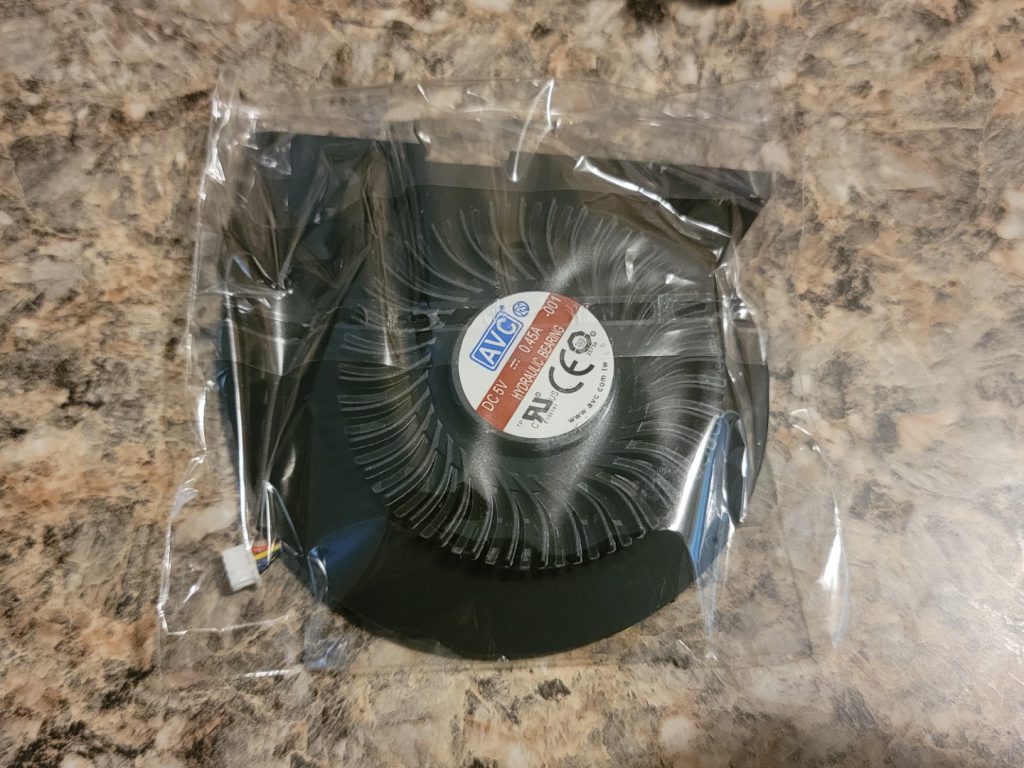 Lenovo Y510p Replacement Fan from Rangale 3