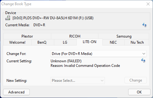 PlexDisc DVD+R on LiteOn DU-8A5LH 8x 1