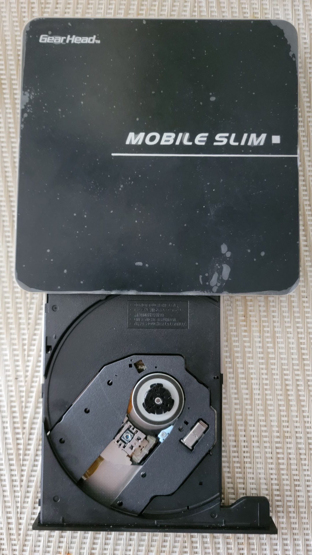 Gear Head Triple Format Mobile Slim External DVD Drive 8