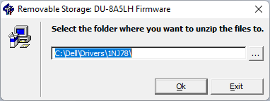 Extracting the Lite-On (PLDS) DU-8A5LH 6D5N Firmware Update Tool.