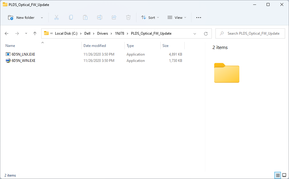 Archivos con la herramienta del firmware 6D5N de la unidad óptica LiteOn (PLDS) DU-8A5LH.