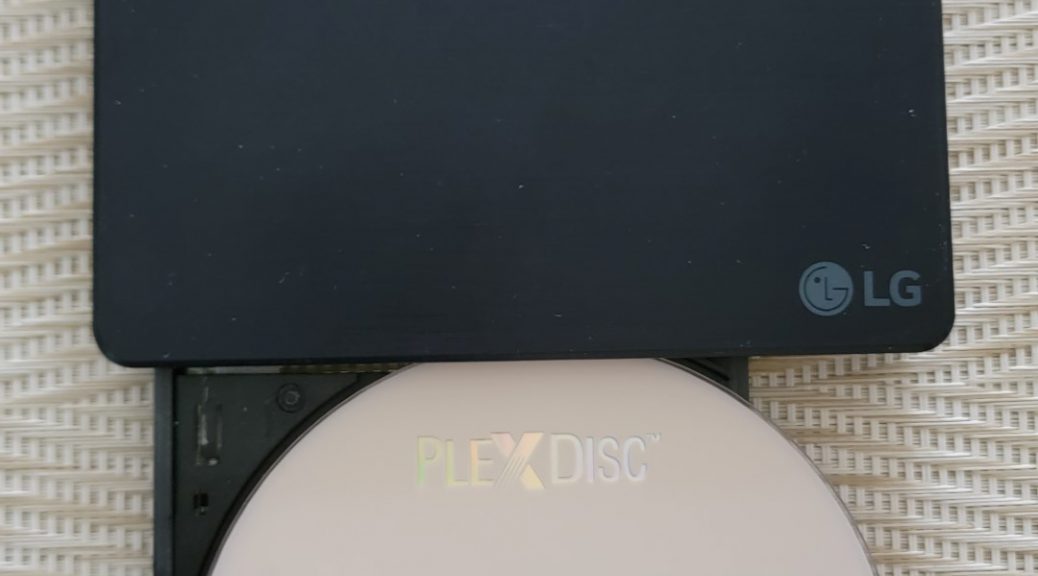 PlexDisc DVD+R Burned in LG BP60NB10 2