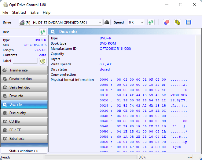 PlexDisc DVD+R LG GP96YB70 18