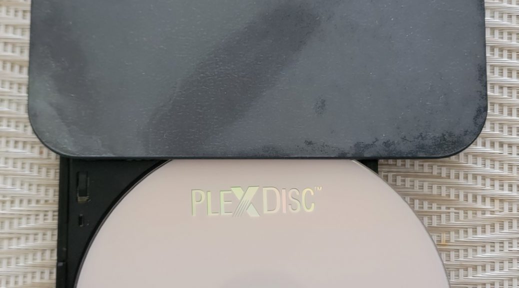 PlexDisc DVD+R in the LG GP96YB70 External Slim Optical Drive