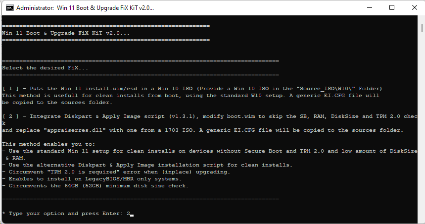 Win 11 Boot and Upgrade FiX KiT v2.0 5