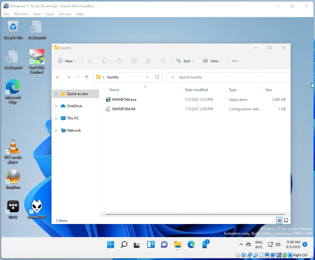 Windows 11 2249 issue 9