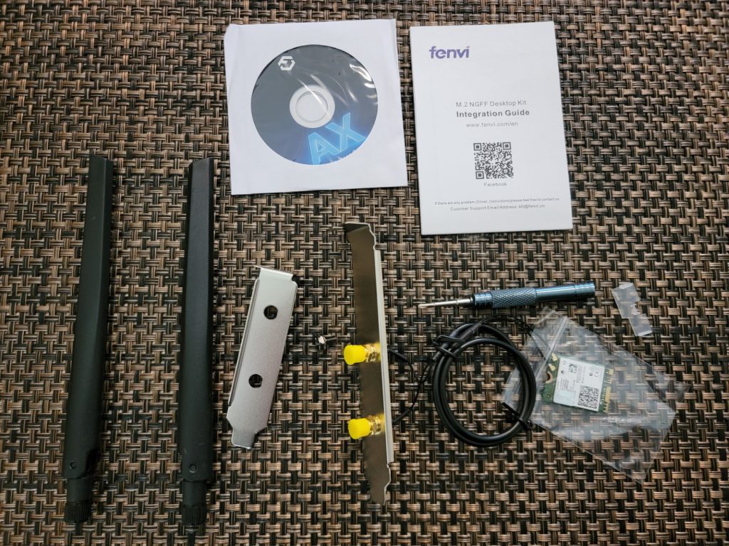 REKONG Intel Wifi AX210 M.2 Kit 4