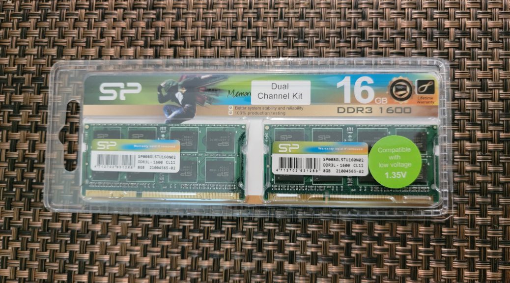 Silicon Power DDR3L 16GB 2 x 8GB CL11 1.35V SO-DIMM DDR3 RAM Kit 1