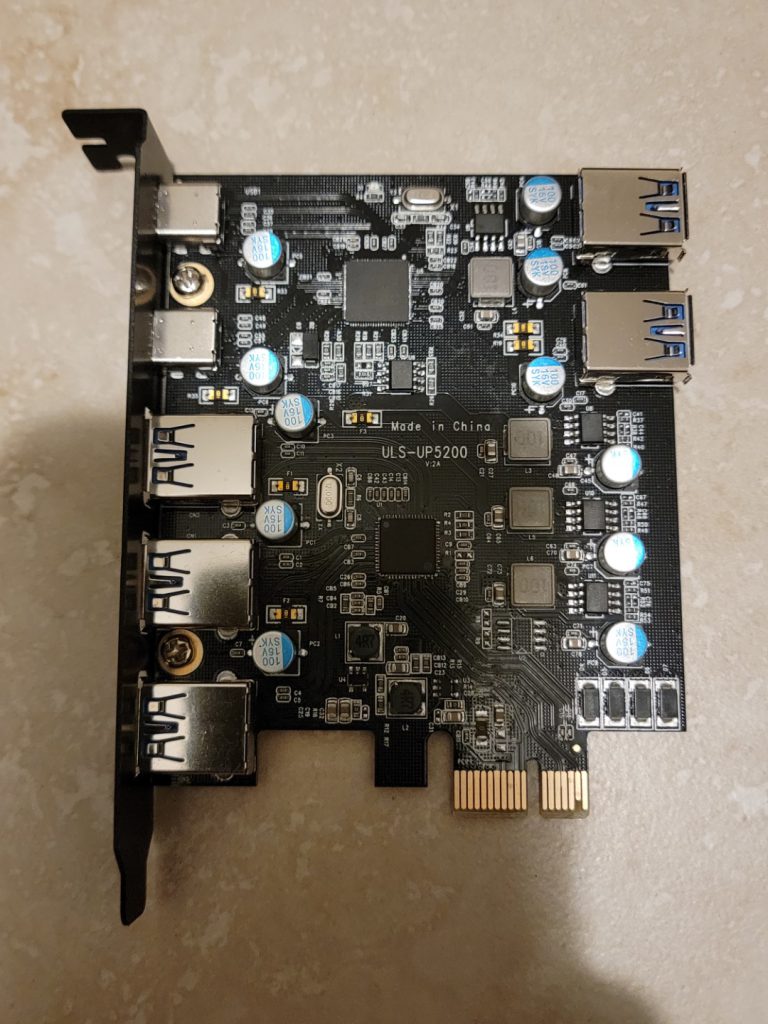 ULANSeN 7-Port USB 3.0 PCI-E Expansion Card.