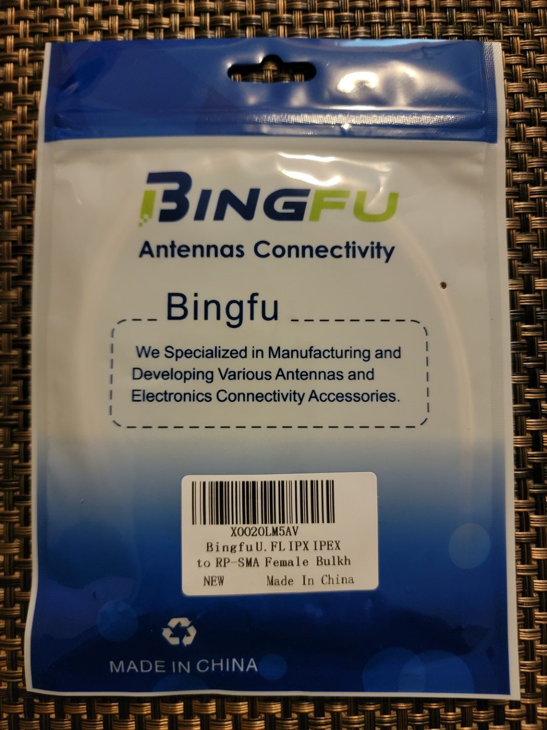 Bingfu Mini PCI-Express to RP-SMA Female antenna cable 2
