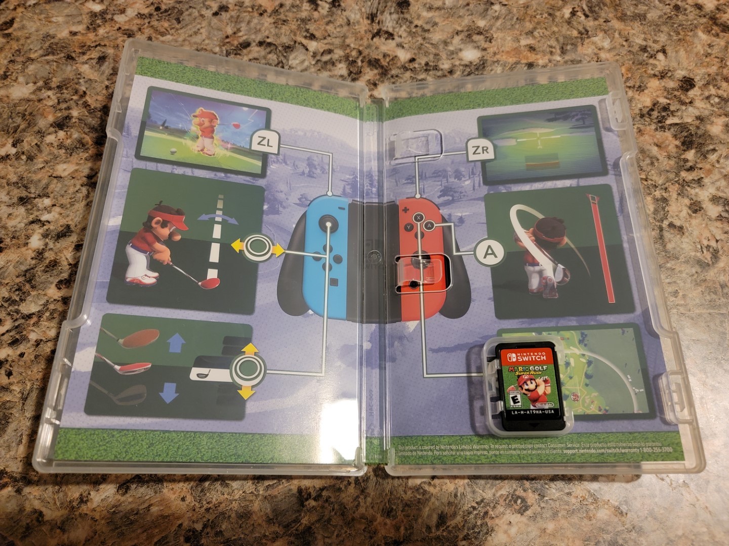 Mario Golf Super Rush Nintendo Switch - Box Opened