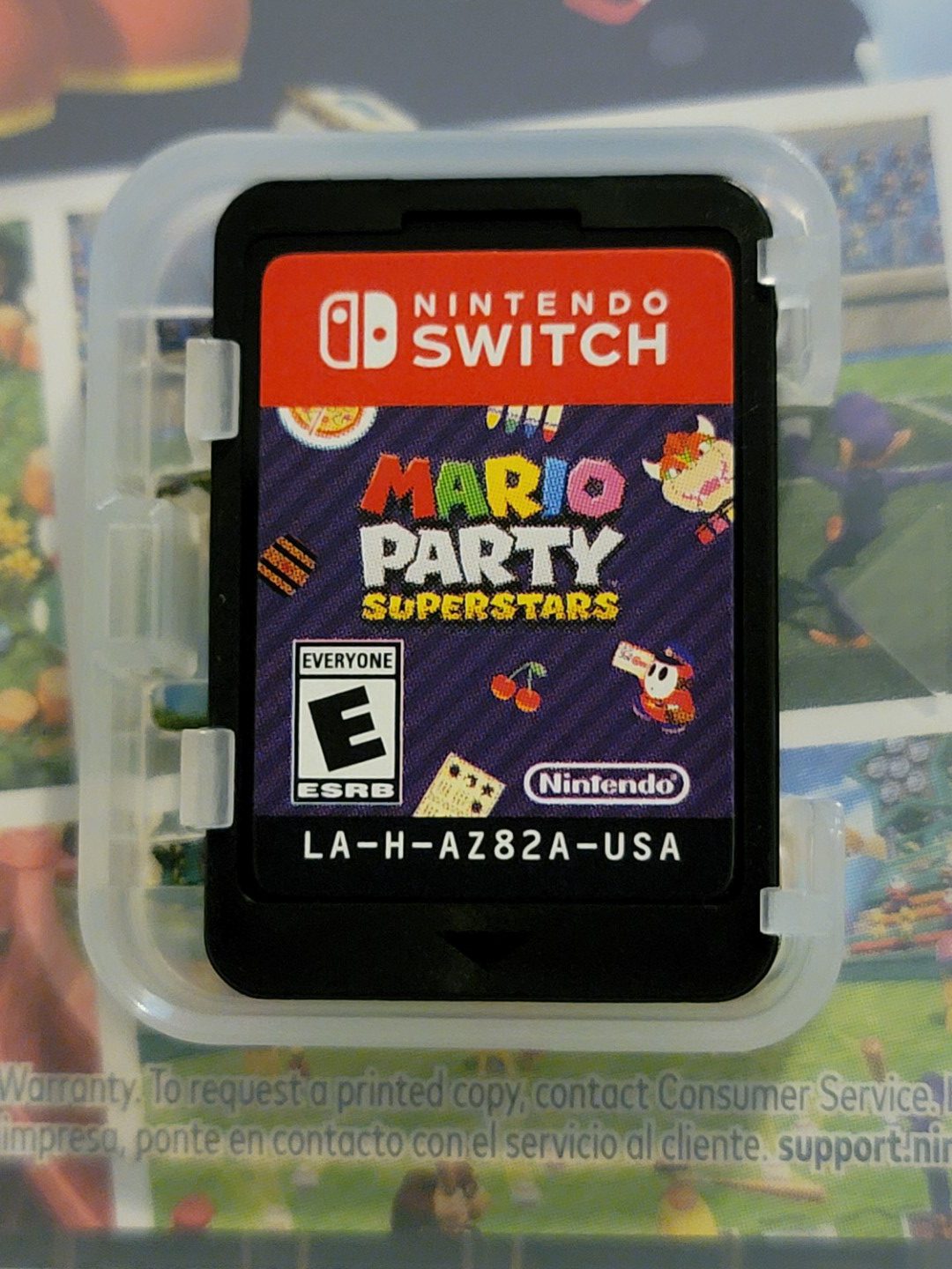 Mario Party Superstars Nintendo Switch - Game Cart inside the box